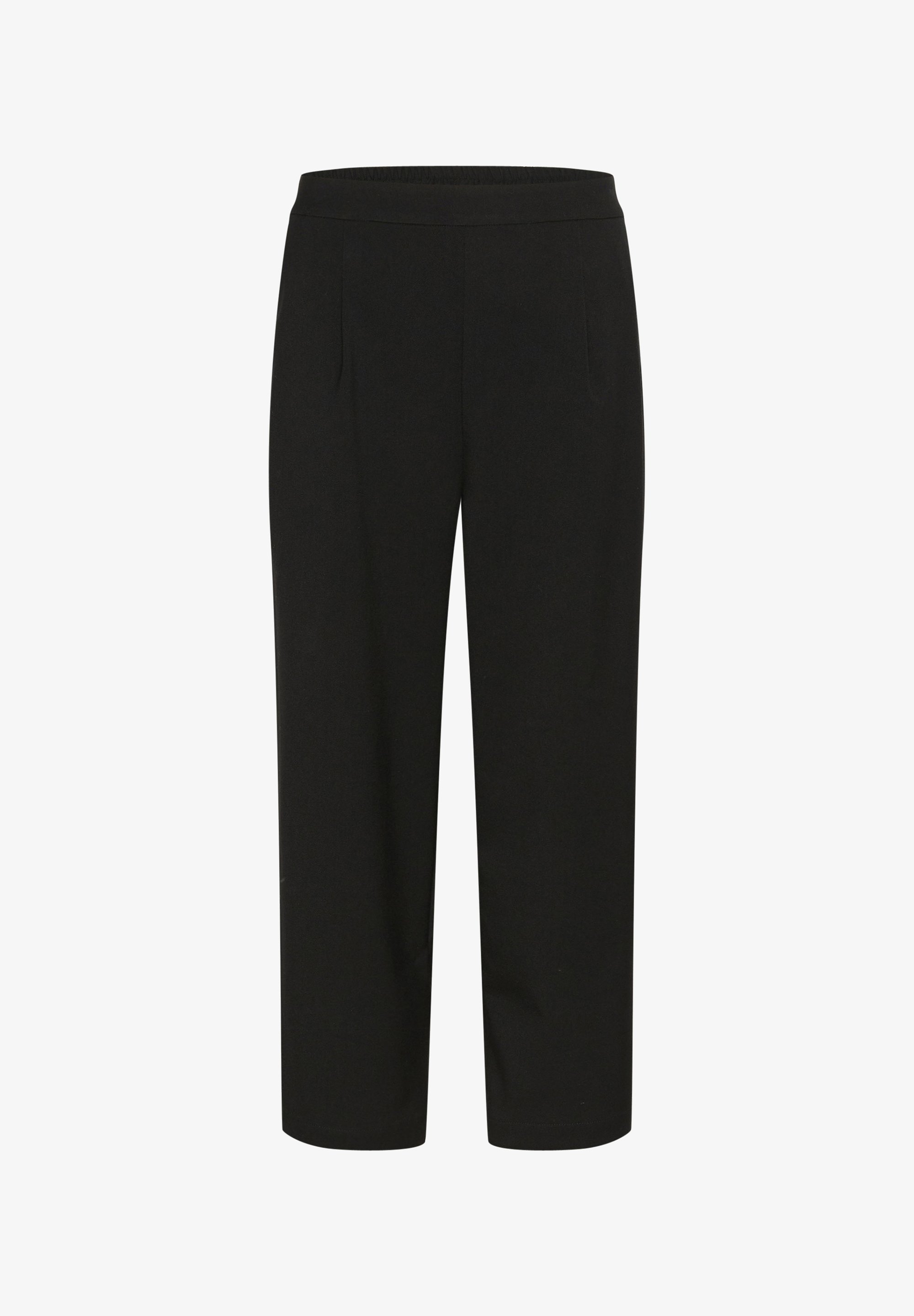 Kaffe MERLE CROPPED - Broek - diepzwart