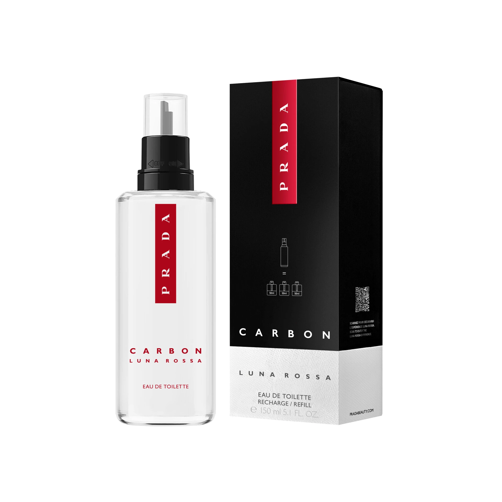 Luna Rossa szén utántöltő 150 ml - Prada