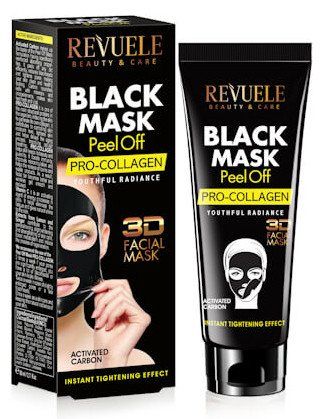 Črna maska za peel-off Pro-Collagen piling za obraz