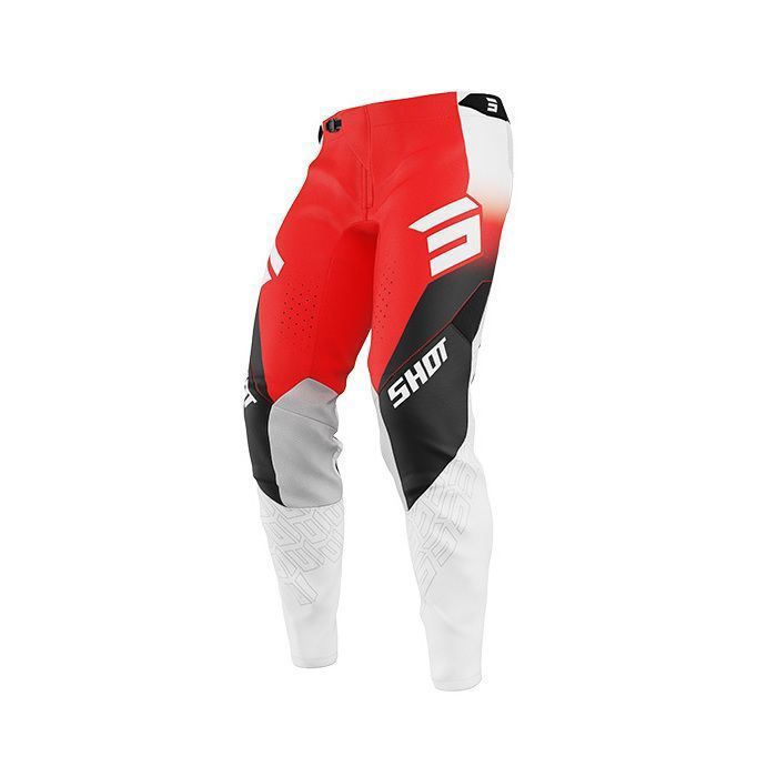 SHOT RACE GEAR Aerolite Ultra punaiset motocross-housut