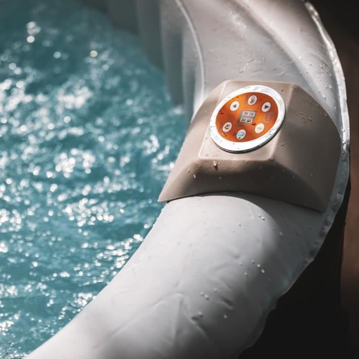SUNSPA opblaasbare spa - AS04 - 185 x 65 cm - Capaciteit voor 4 personen - Rond (Inclusief filter, hangslot, grondmat en afdekhoes)