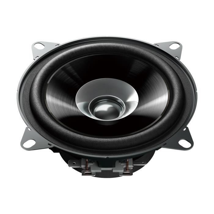 Altavoces PIONEER TS-G1010F de 10 cm con doble cono y potencia máxima de 190 W.
