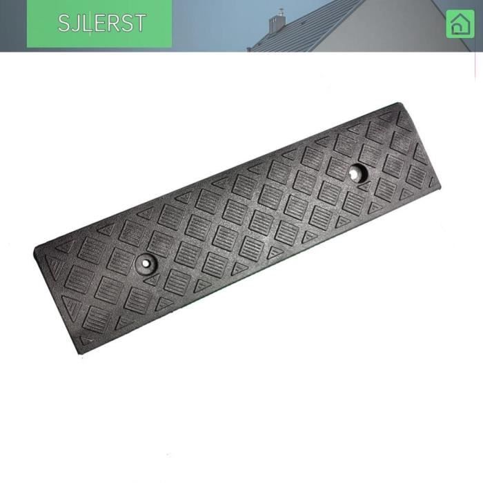 sjlerst Rampe de seuil de voiture automatique Rampe De Seuil De Voiture En Plastique Portable 50x13x3 Augmente auto selle À coups