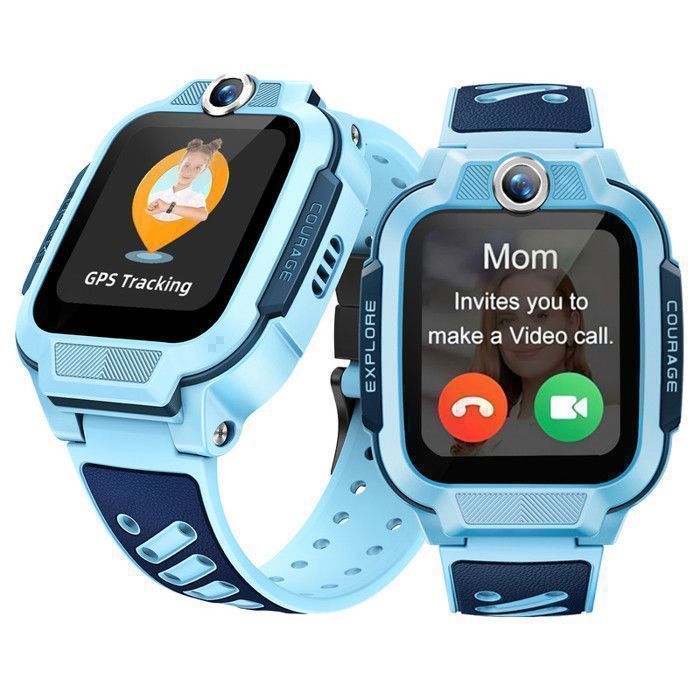 Montre Connectée Enfant 4G GPS - imoo Z3 - Appel Vidéo - Téléphone - Appareil Photo - IP68 Étanche - ROM 8 Go - Cadeau Garçon - Bleu