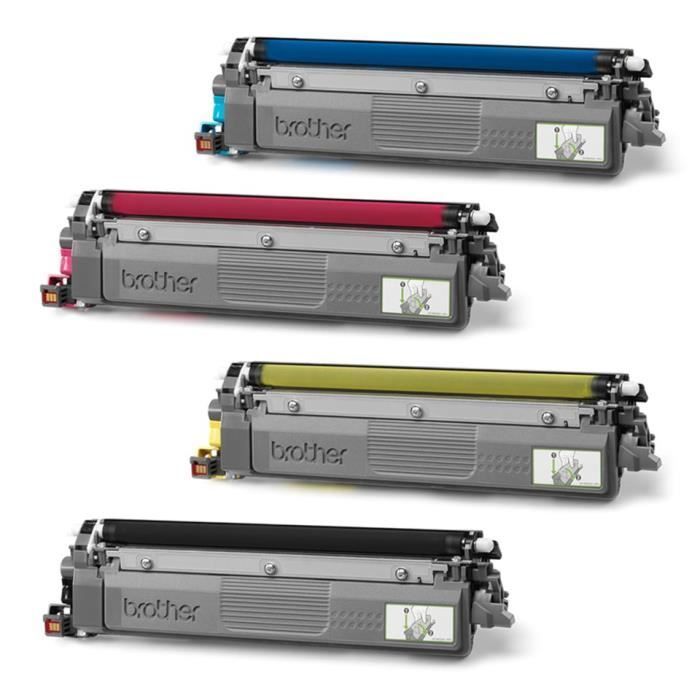 Paquete de tóner estándar - BROTHER - TN248VAL - Cian, magenta, amarillo, negro - 4 x 1000 páginas