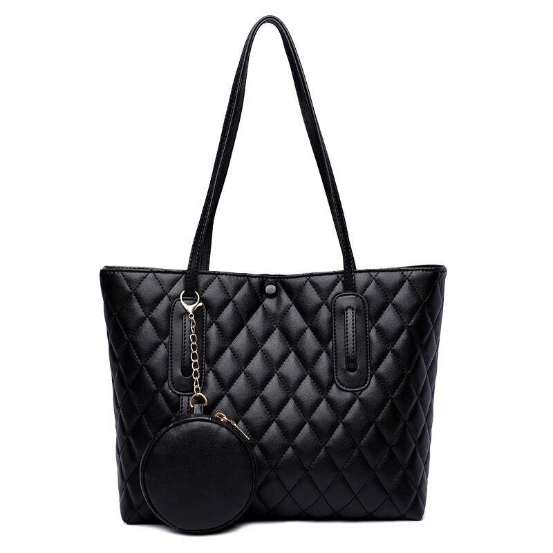 Sac à bandoulière de luxe pour femme en cuir, grande capacité, en PU, de haute qualité, idéal au quotidien.