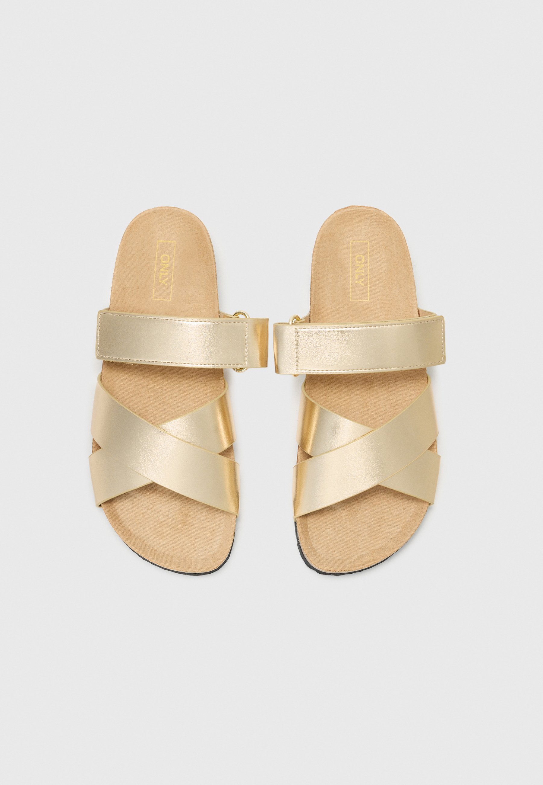 ONLY SHOES ONLMAXI - Slippers - goudkleurig
