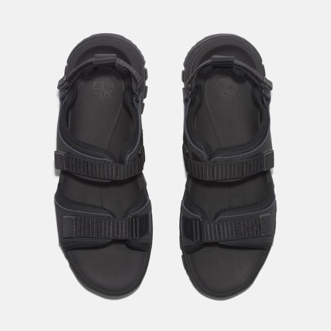 Sandalo a Doppia Fascia Lincoln Peak da Donna in                colore nero