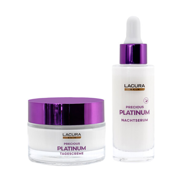 Denní krém + noční sérum Platinum Series (1 x 50 ml / 1 x 30 ml = 80 ml)