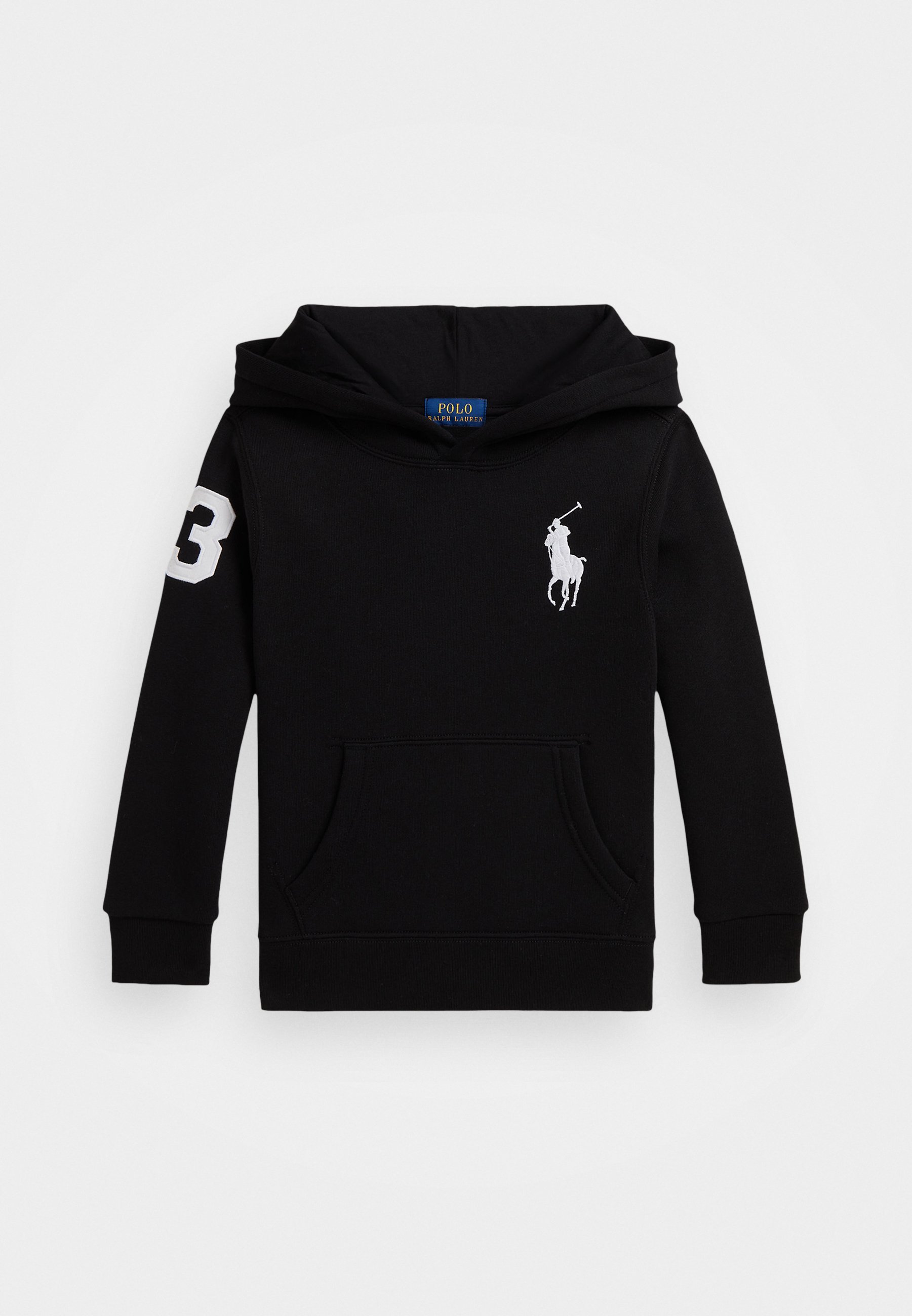 Sweat à capuche unisexe Polo Ralph Lauren BIG PONY en polaire - Noir