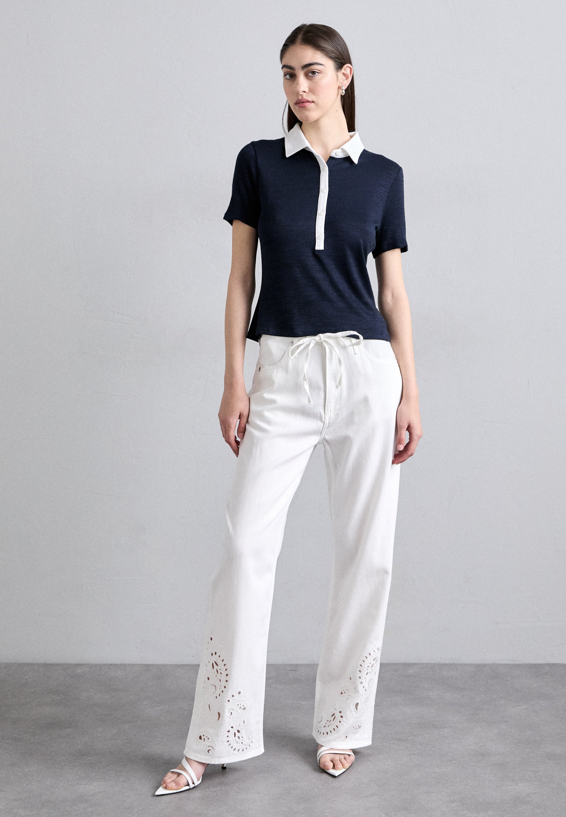 rag & bone THE BUTTON - Poloshirt - donkerblauw