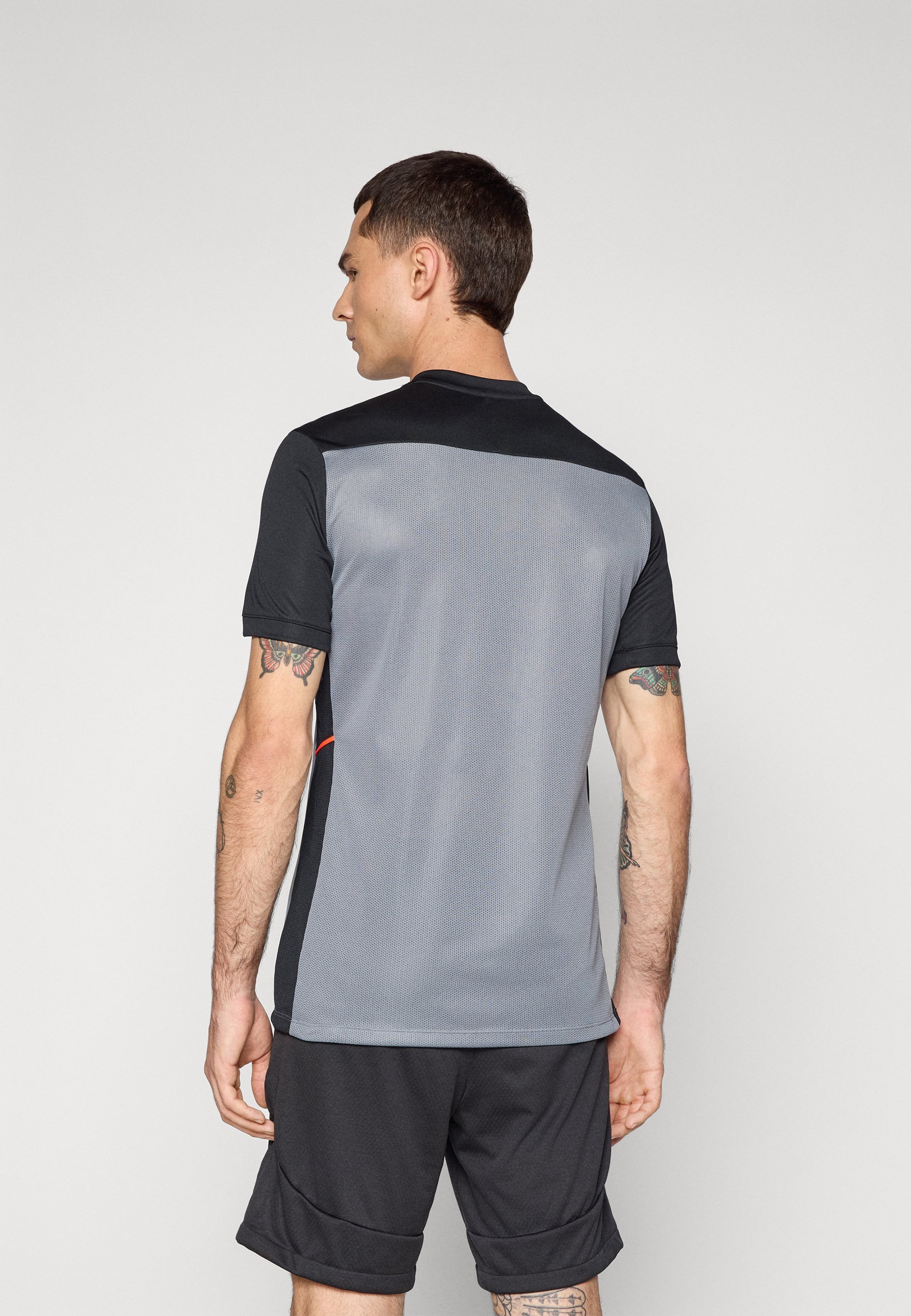 Nike Performance ACADEMY TOP - Sport T-shirt - koelgrijs/zwart/felrood