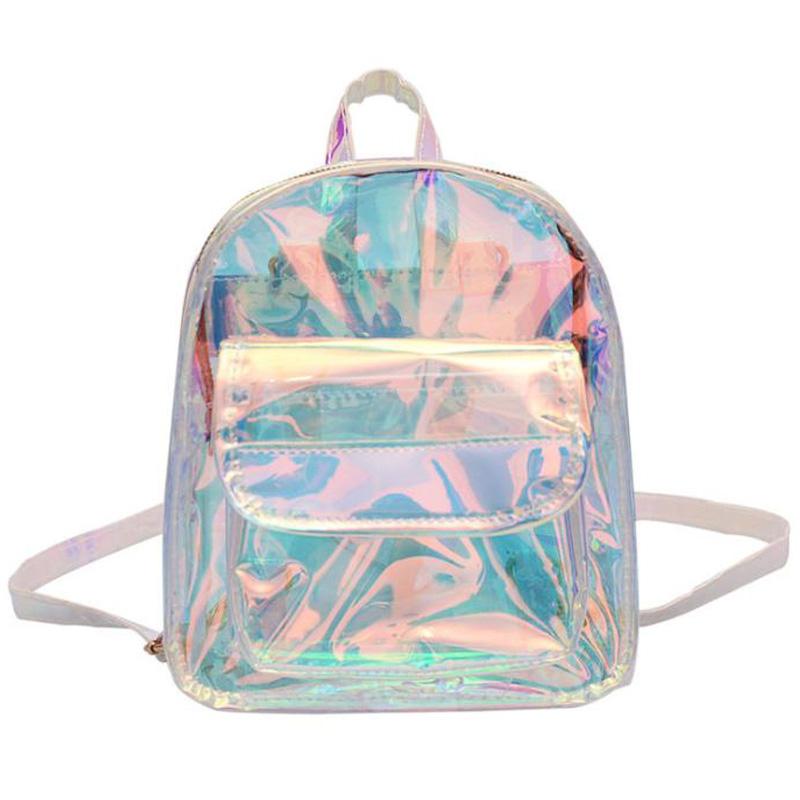 Sac à main tendance pour femme, sac d'étudiante, sac bandoulière réfléchissant, sac à dos Harajuku souple et personnalisé.