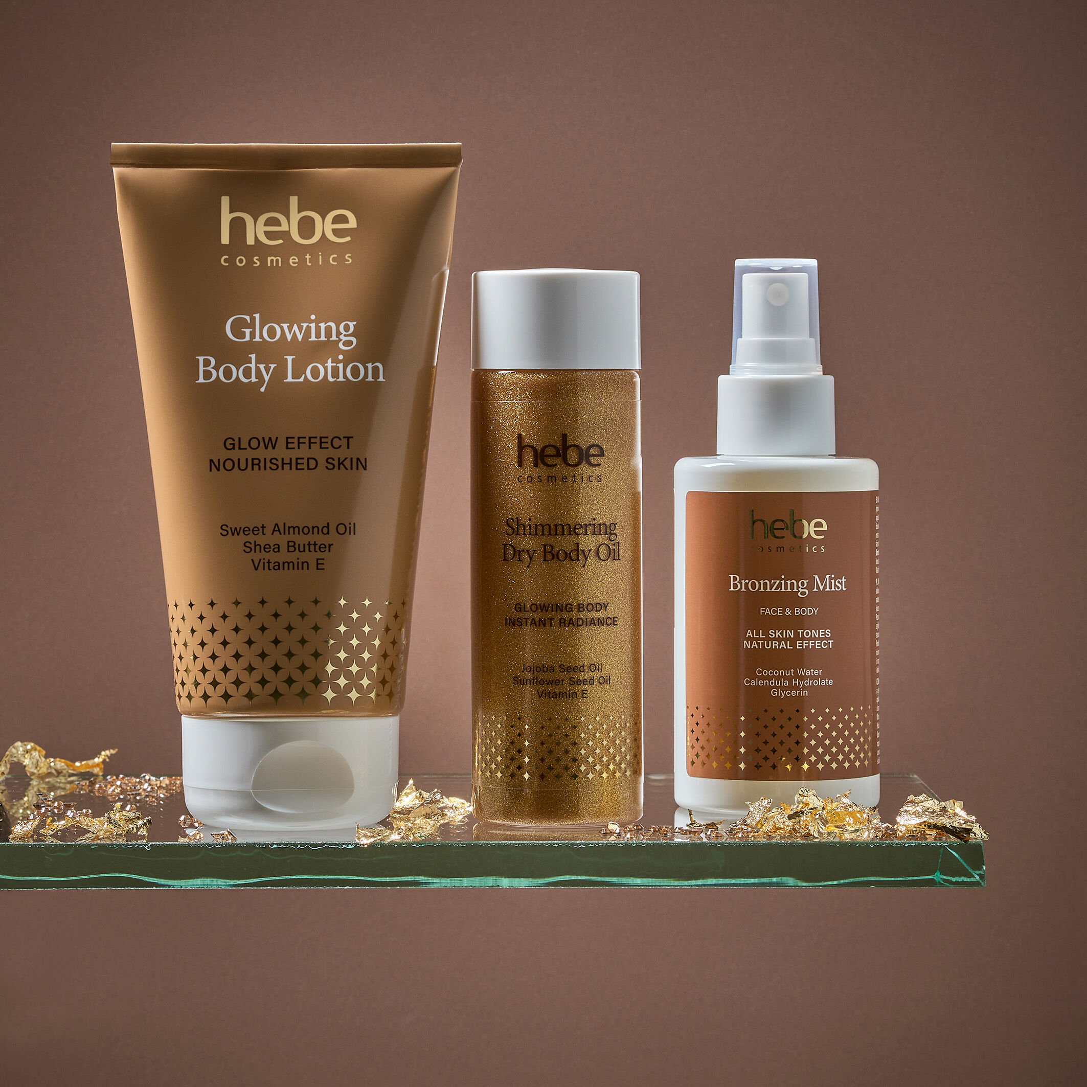 Hebe Cosmetics Shimmering Dry Body Oil
