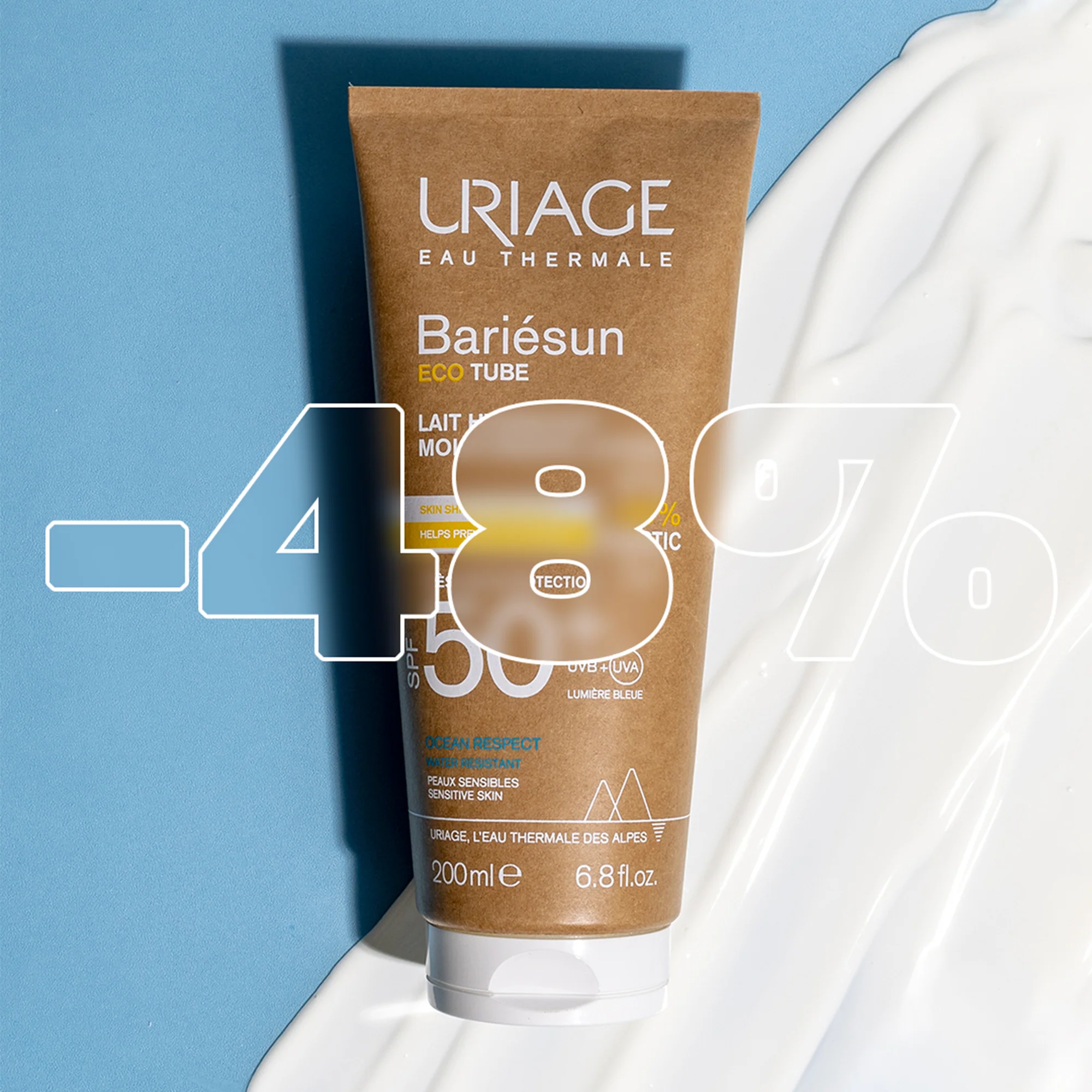 BARIESUN Latte Solare Tubo Eco SPF50+ - Latte solare corpo alta prot.