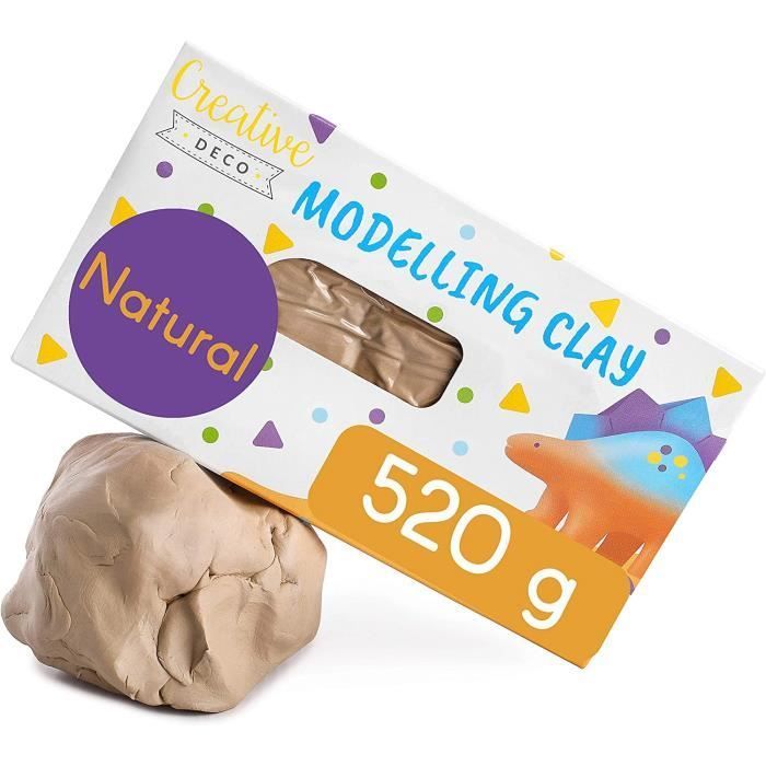 Self-hardening clay - CREATIVE HOME - Creative Deco - 520g - Bake at 1100°C - Creative hobby for children and adults