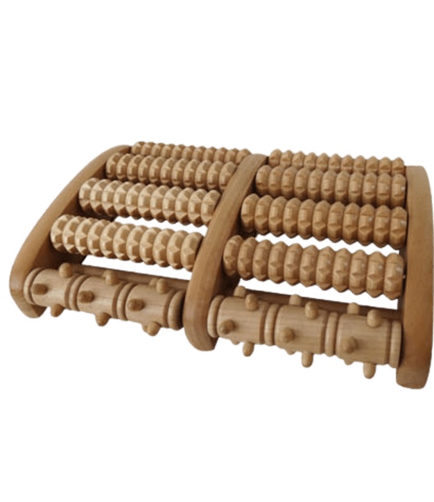 Fußmassagegerät aus Holz