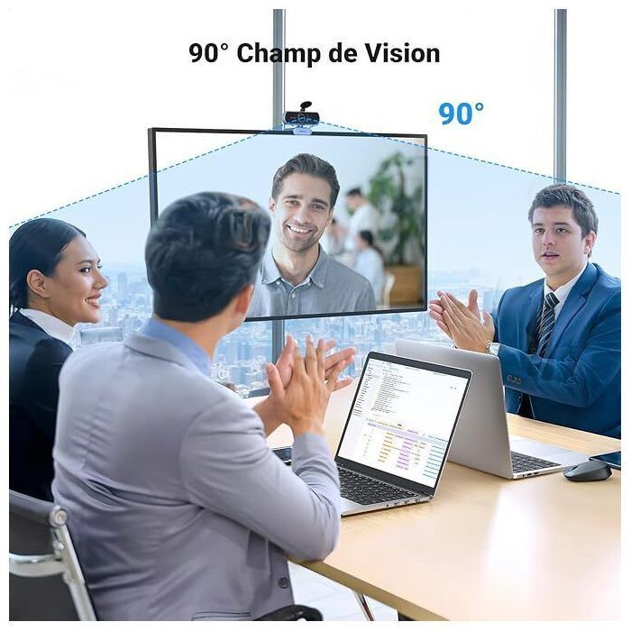 Webcam Ugreen CM678 HD na cor cinza