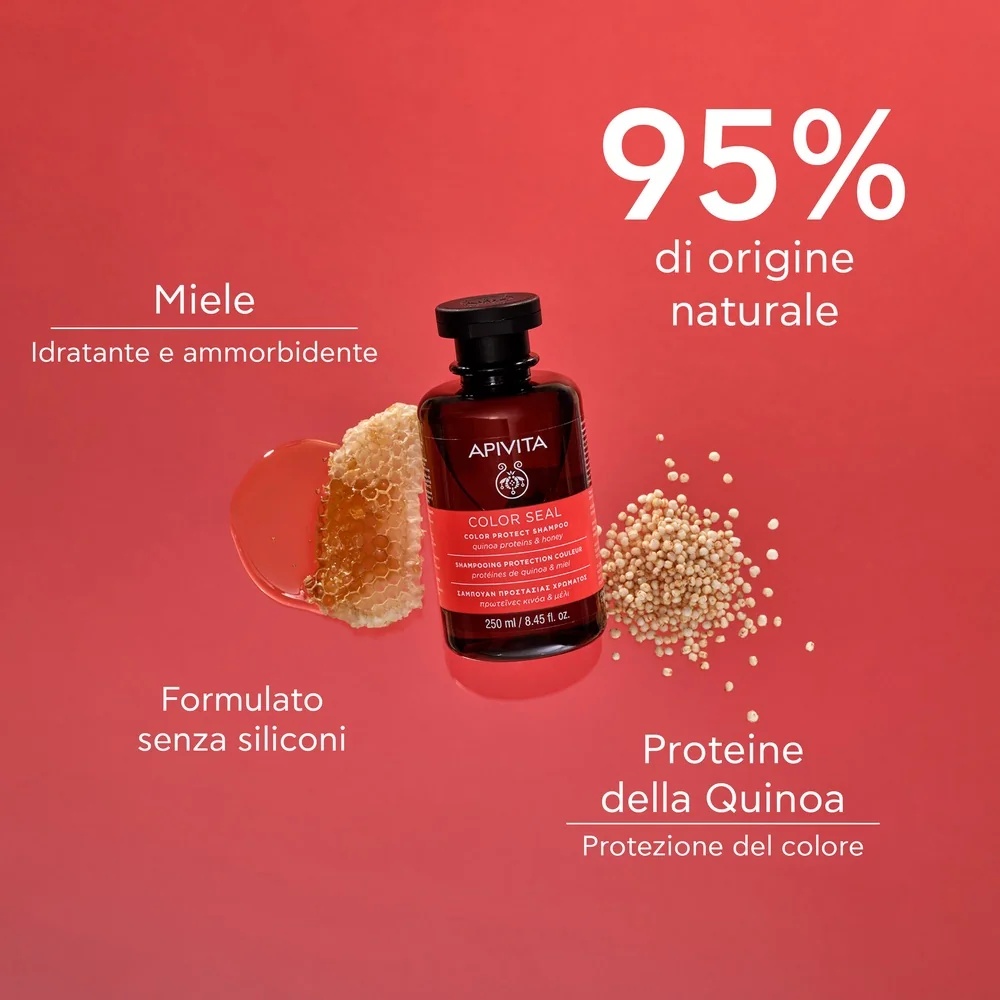 APIVITA Apivita Color Protect Shampoo Zonnebloem en Honing 250 ml Kleurbescherming