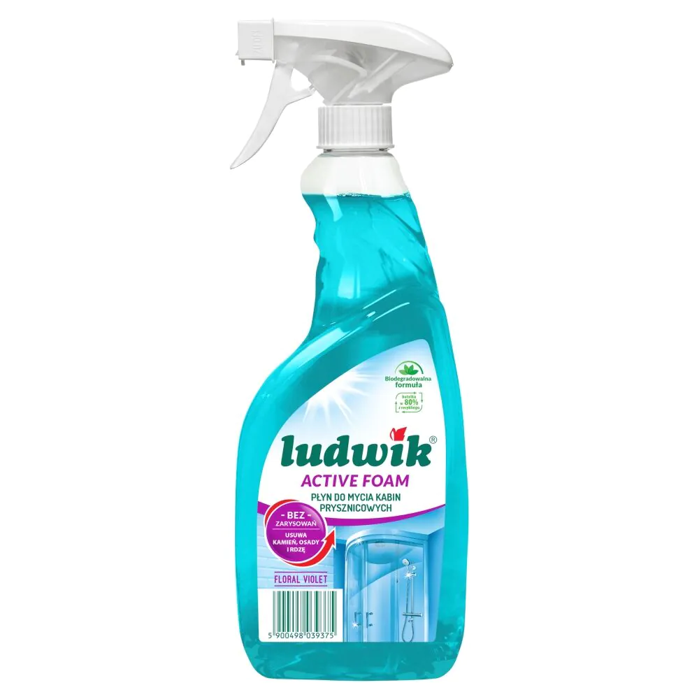 Ludwik Active Foam Floral Violet Płyn do mycia kabin prysznicowych