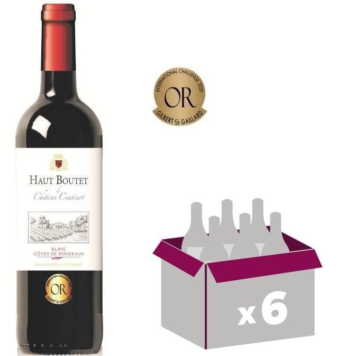 Haut Boutet du Château Cantinot 2022 Blaye Côtes de Bordeaux - Vino Tinto Burdeos x6