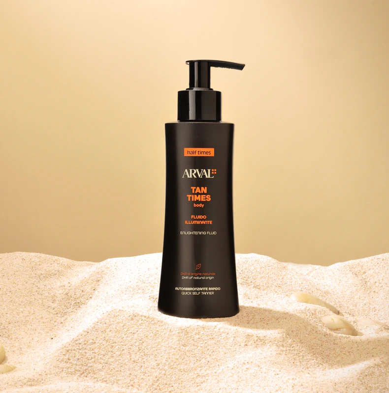Arval Half Times Tan Times Body, emulsão autobronzeadora para corpo e pernas.