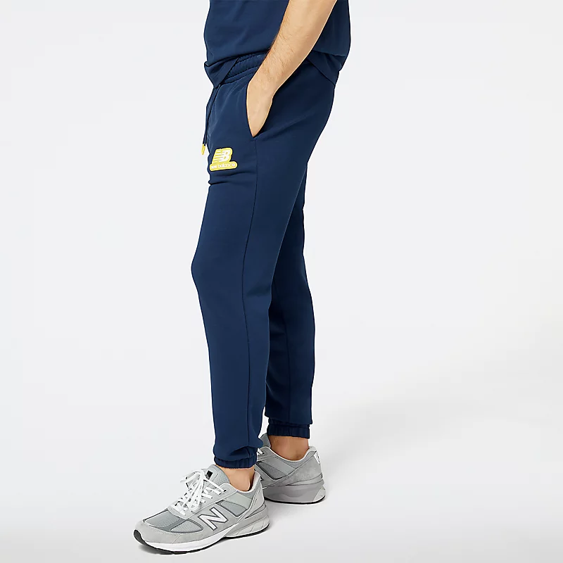 Homme NB Essentials Stacked Rubber Pack Jogginghose - NATURAL INDIGO