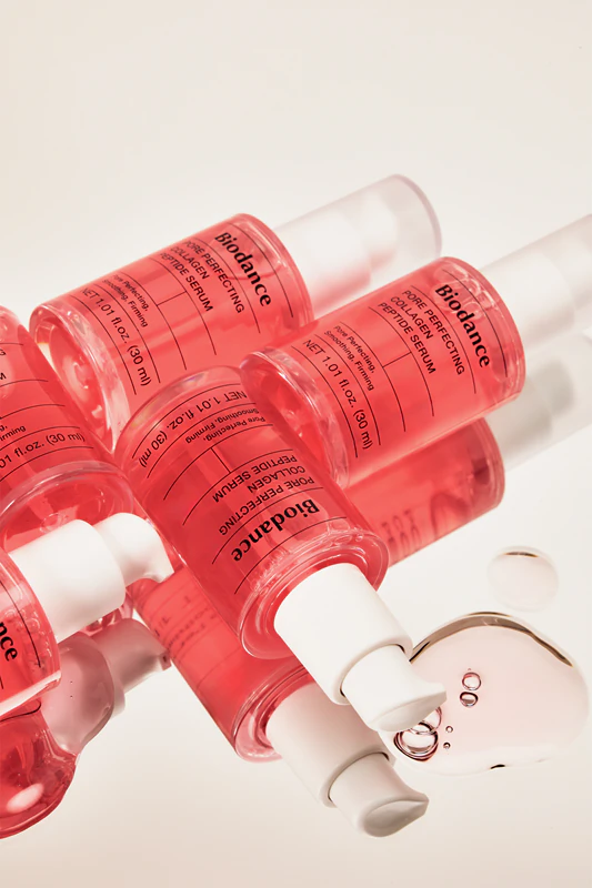 Regenerační a hydratační sérum Biodance Pore Perfecting Collagen Peptide Serum pro rozšířené póry a vrásky