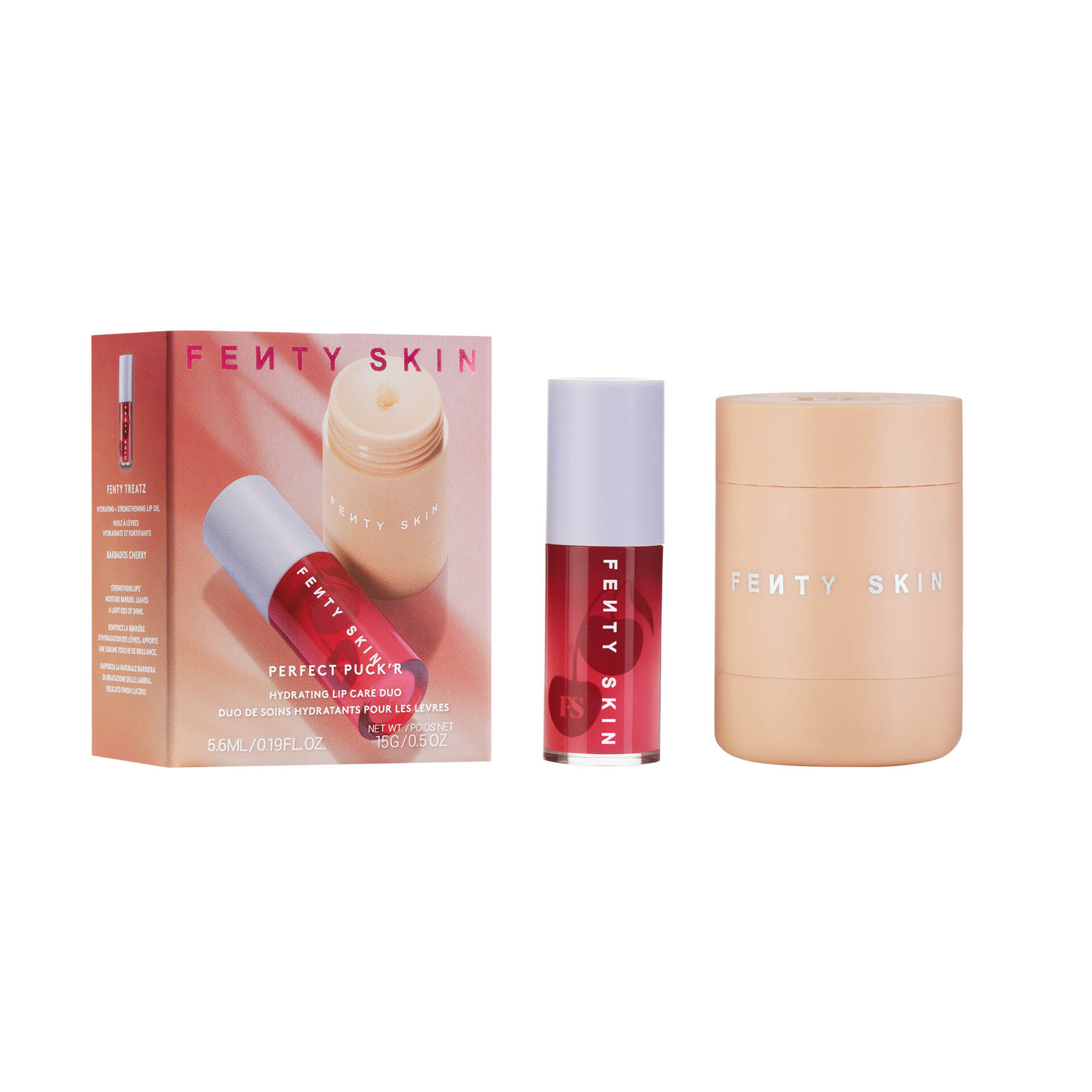 Cseresznye ajakolaj és plüss puding ajakmaszk - Limitált kiadás - Fenty Skin
