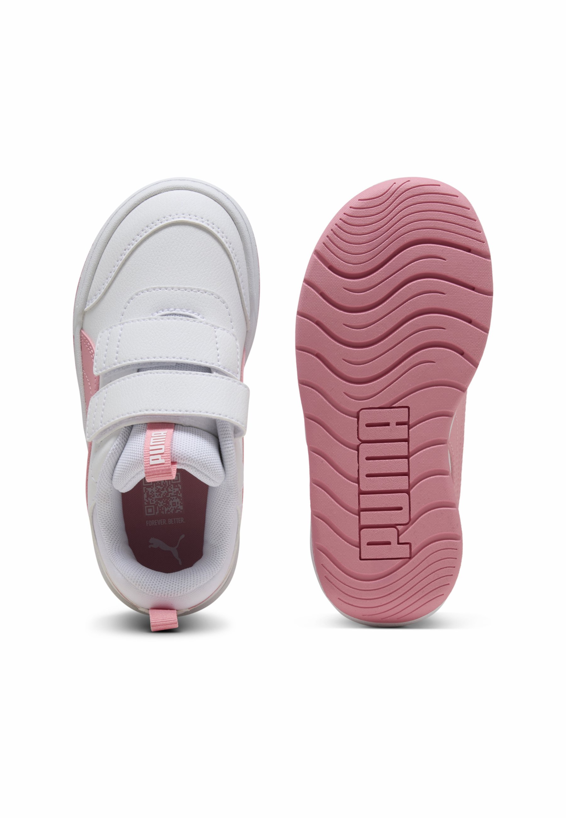 Puma MULTIFLEX 2 UNISEX - Pantofi de alergare pentru șosea - alb-roz