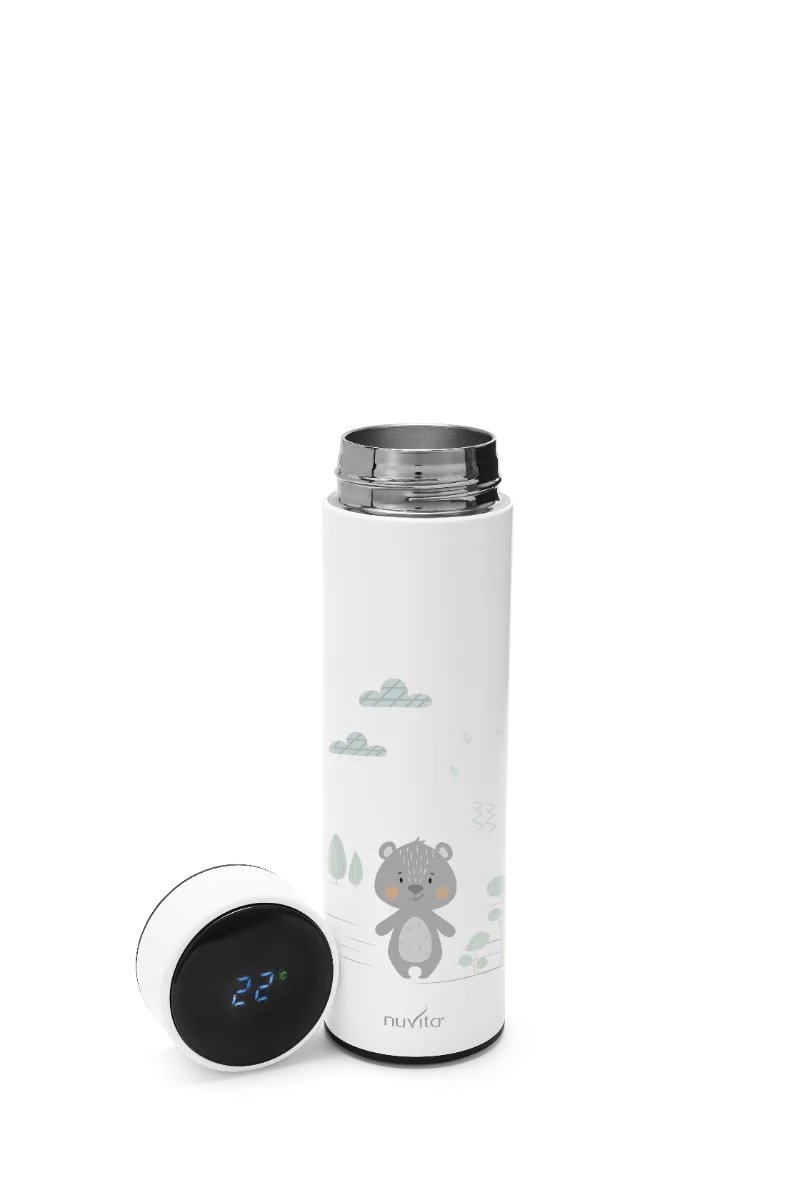 NUVITA Nuvita valge termospudel 500 ml LED-termomeetriga