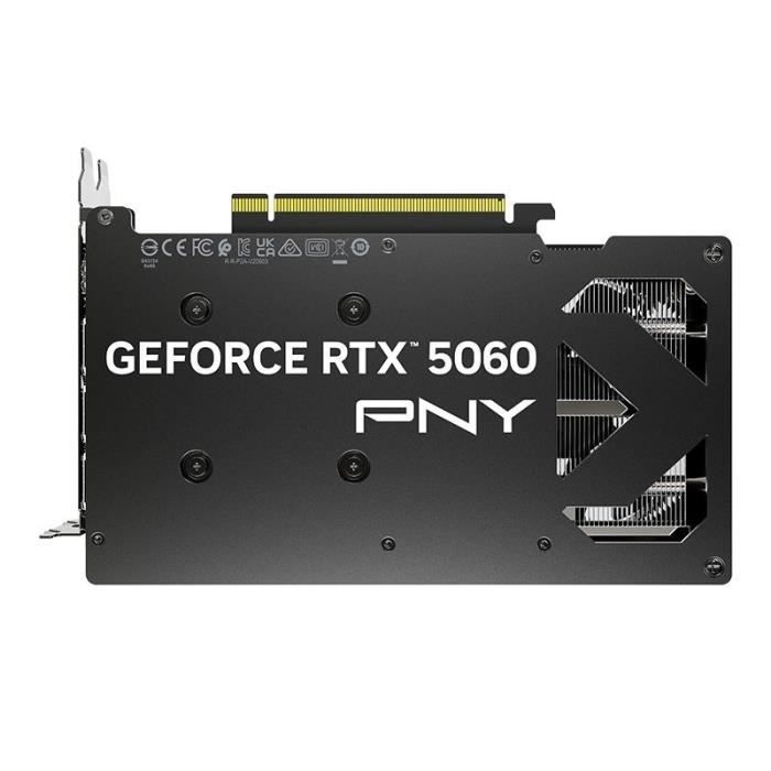 PNY - Scheda grafica - GEFORCE RTX™ 5060 - 8GB - Overclockata - Doppia ventola - DLSS 4