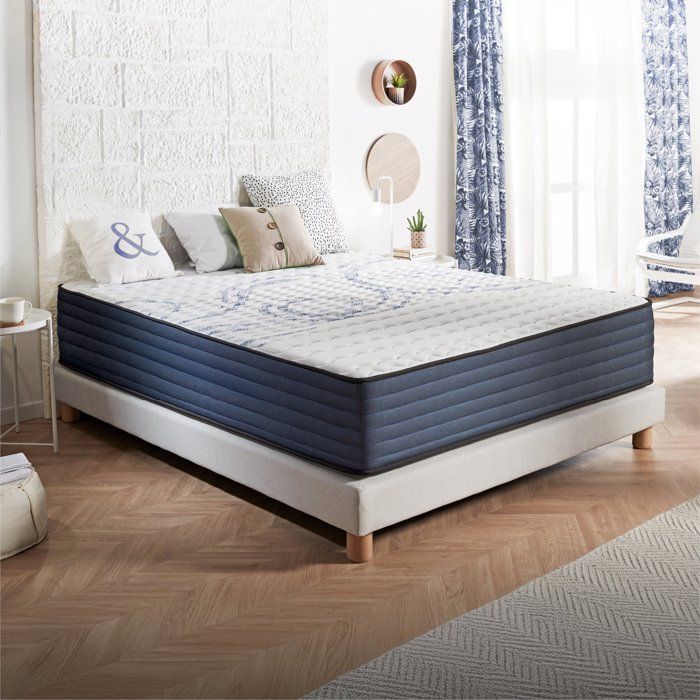 Materasso Dream Komfort 180x200 cm - Tecnologia in lattice blu e memory foam HR - Reversibile - 7 zone - Extra spesso