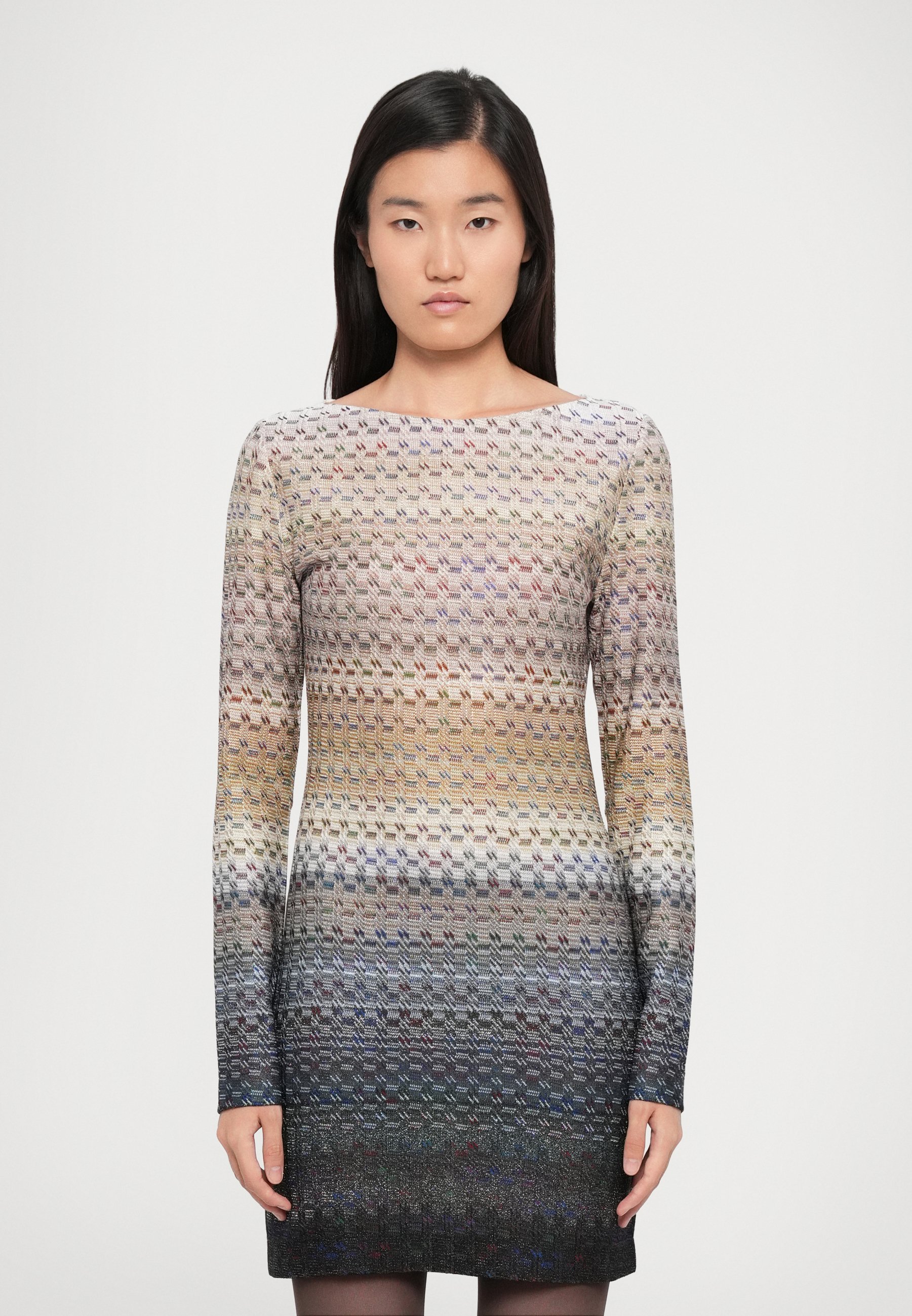 Missoni korte jurk - dagjurk - blauwe tinten