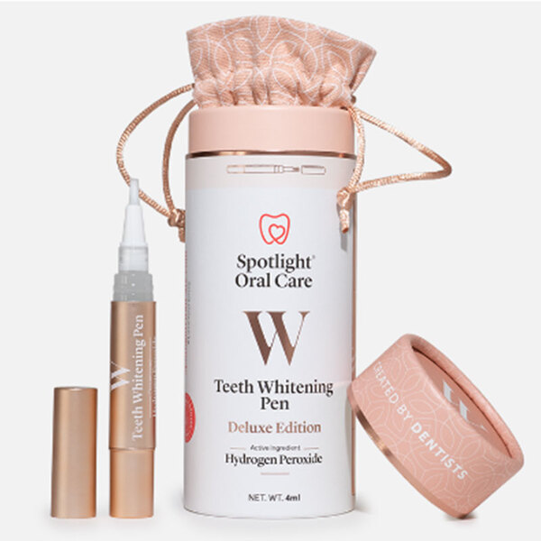 Penna sbiancante per denti Spotlight Oral Care Deluxe - Oro rosa