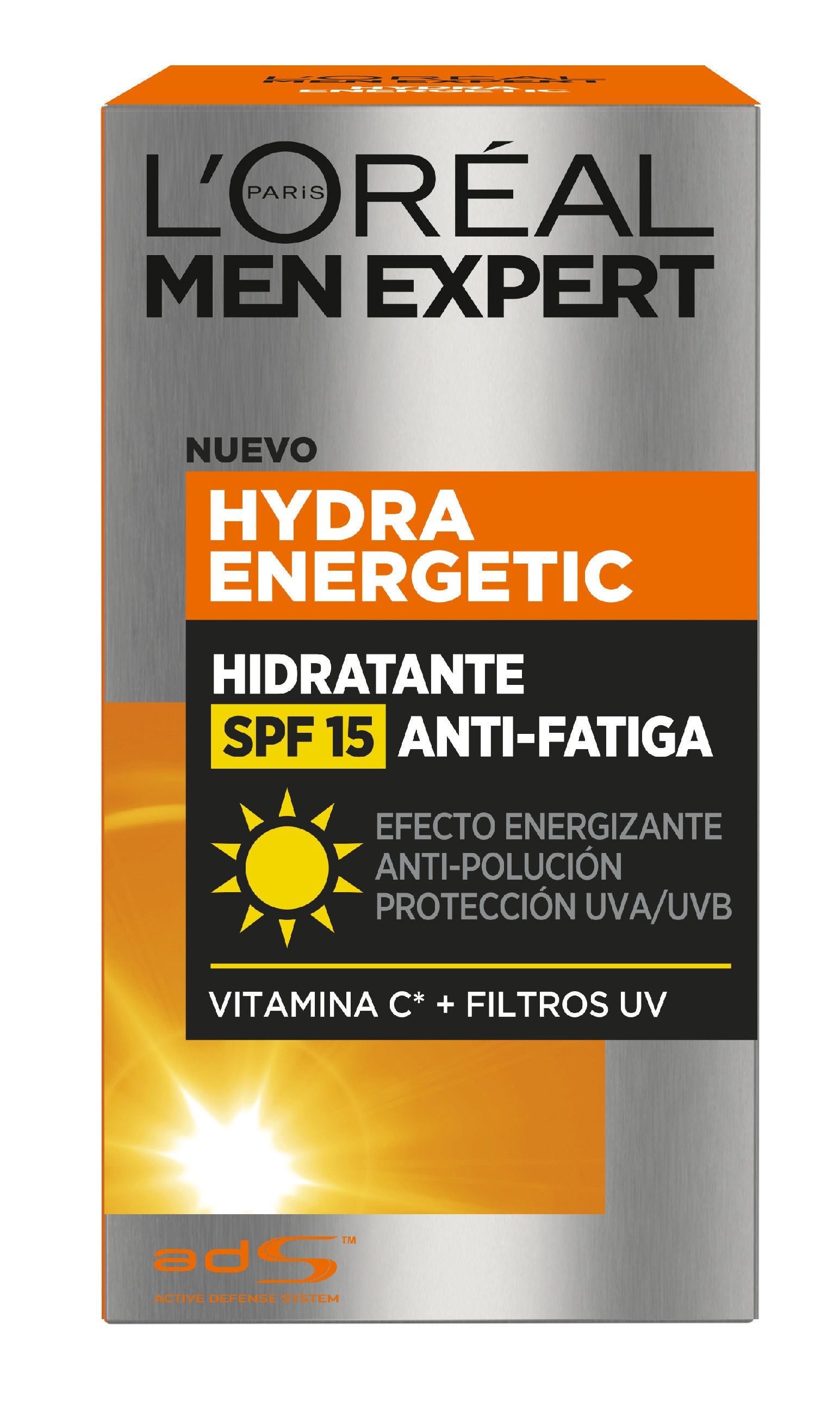 L'Oreal Men Expert Hydra Energetic mitrinošais krēms pret nogurumu SPF15 Mitrinoši krēmi vīriešiem