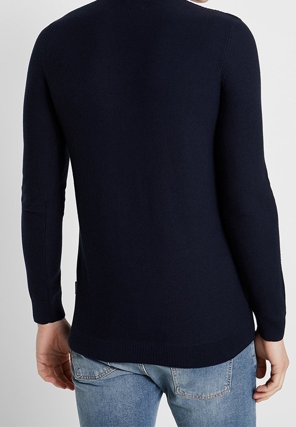 Sweter YOURTURN - ciemnoniebieski
