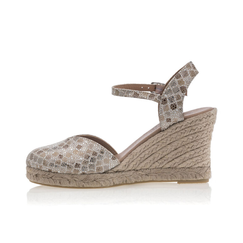 Beige espadriller med rebsåler til damer