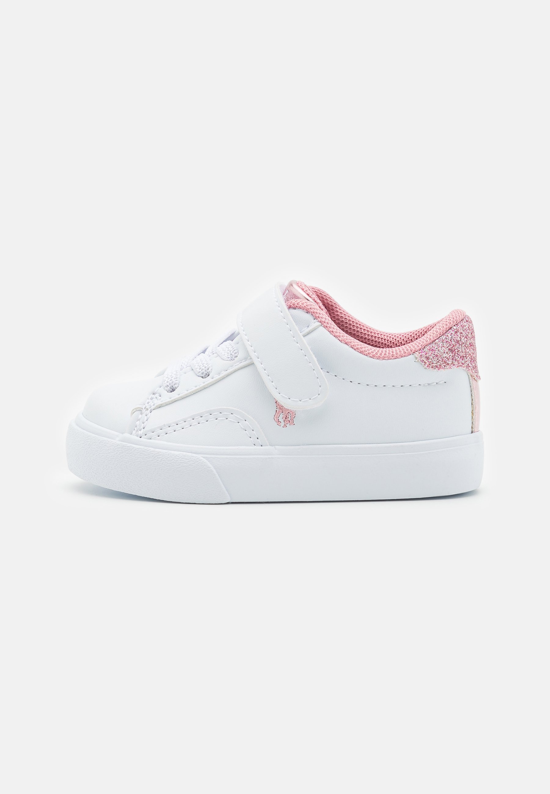 Polo Ralph Lauren THERON - Sneakers - wit/lichtroze