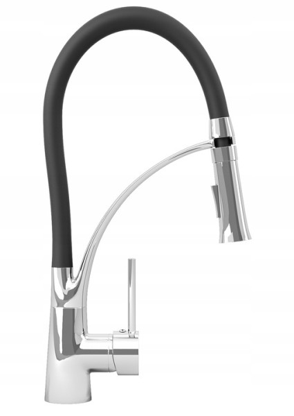Bateria Nexo   syfon prostokątny chrom manual 2kom