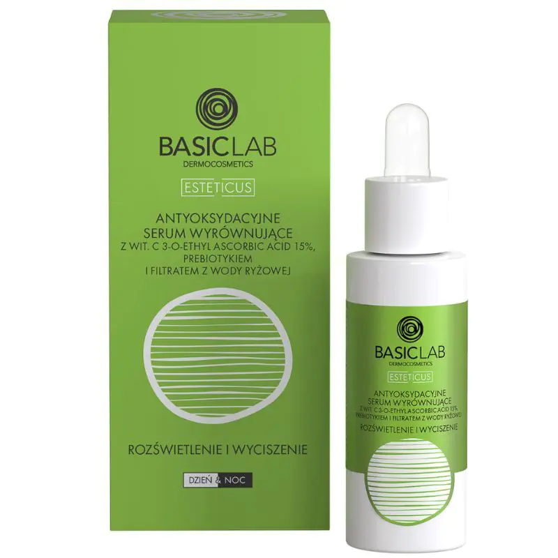 BasicLab Esteticus Serum wyrównujące koloryt z witaminą C 15%