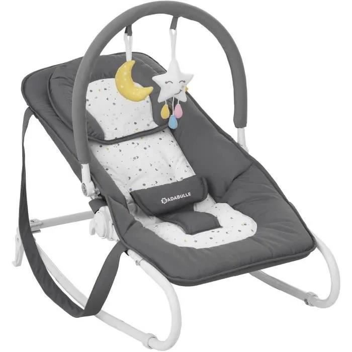 Badabulle Easy Moonlight Baby Bouncer - Play Arch + FREE Plouf Care Kit