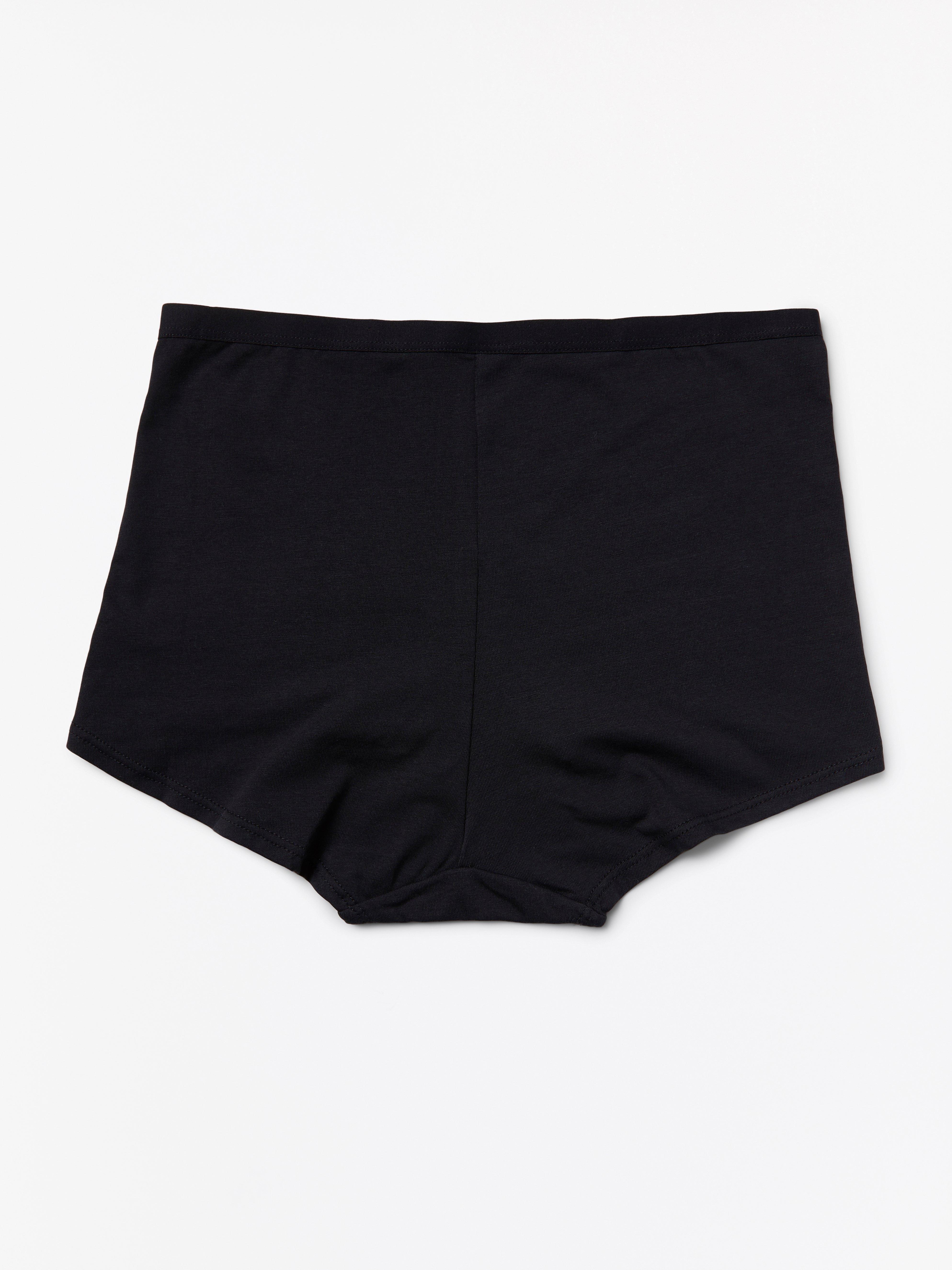 Boxerky s vysokým pasem, černé