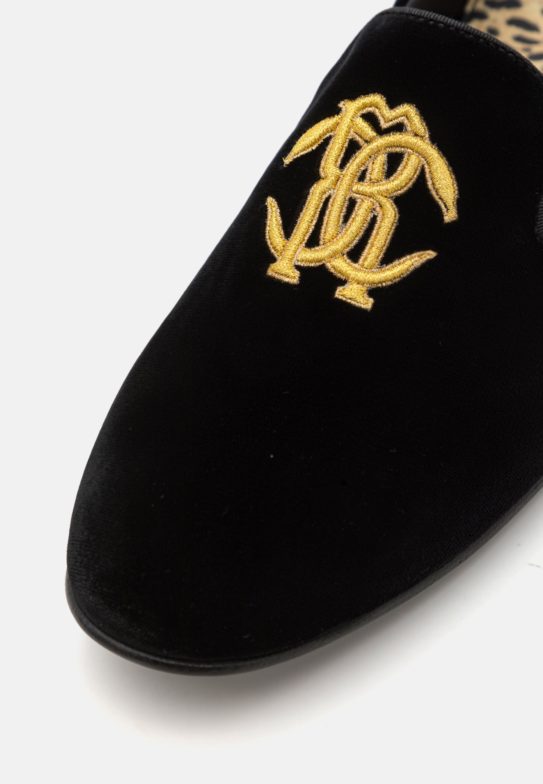 Roberto Cavalli LOAFER - Slip-on - nero/oro