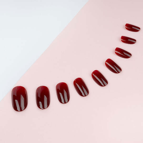 Invogue Classic Rouge -kynsilakka soikea - 24 kpl pakkaus