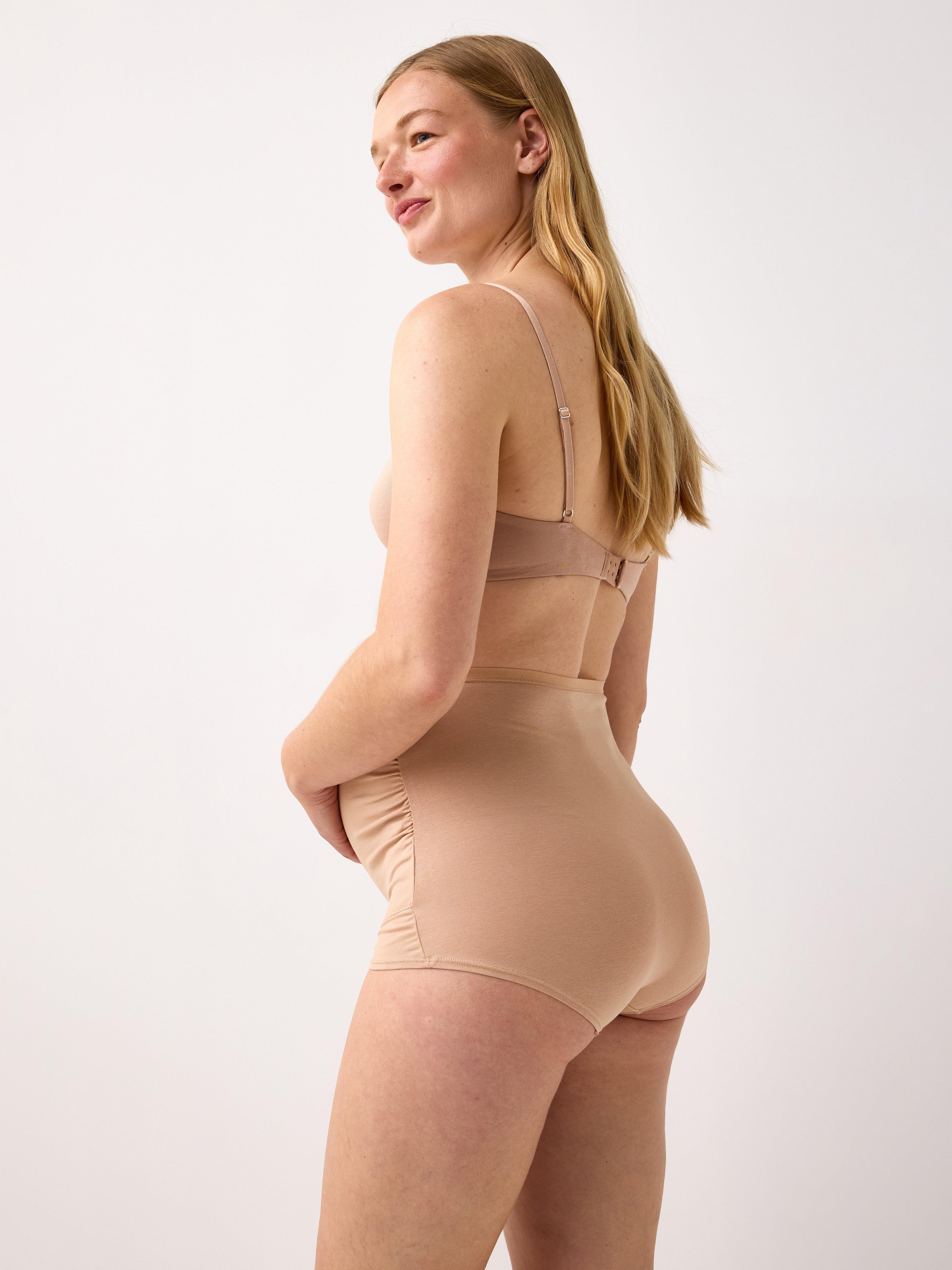 Braguitas premamá (paquete de 3) color beige