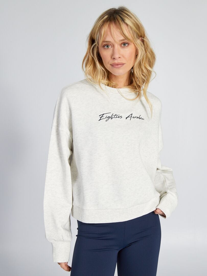 Fleece sweatshirt - BLAUW
