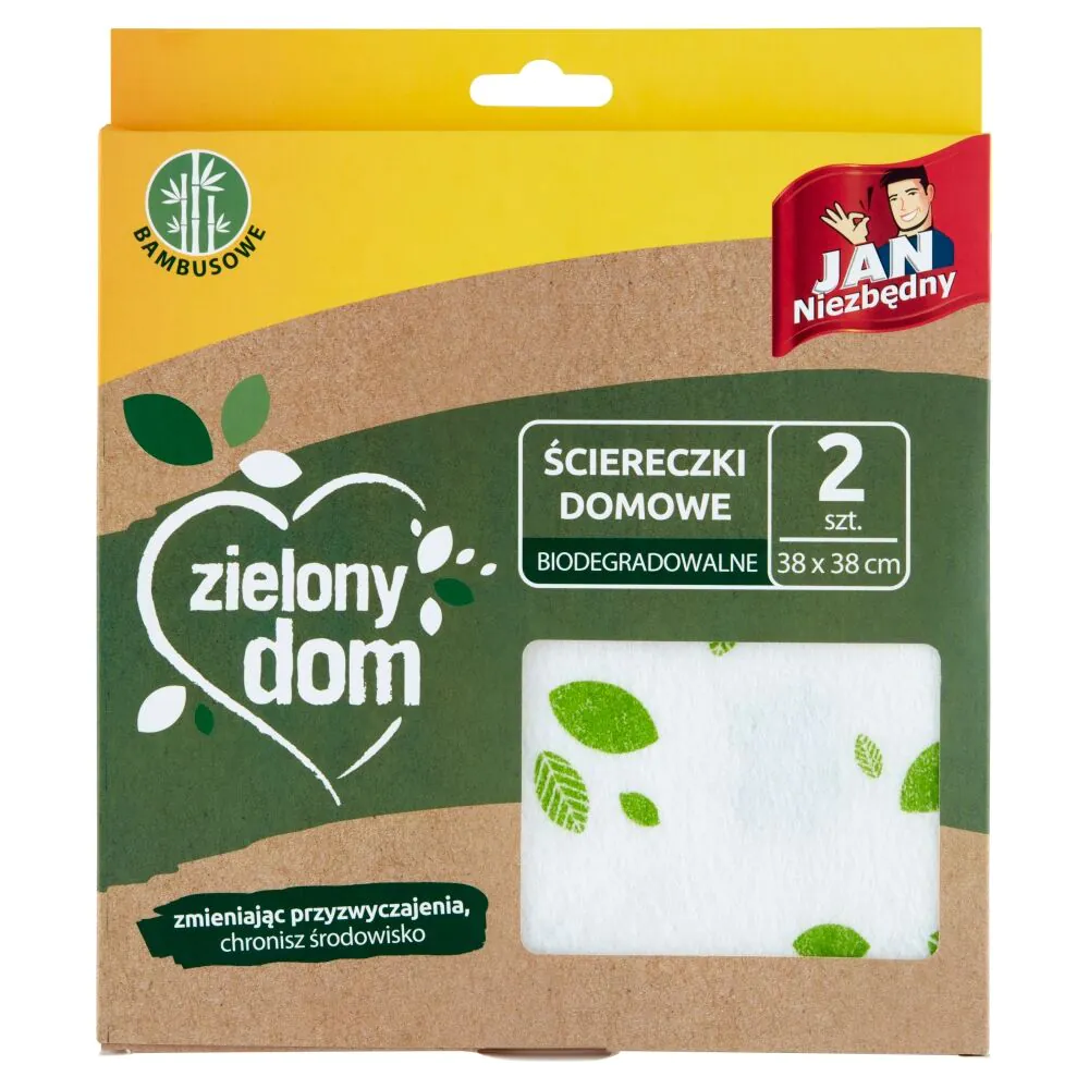 Jan Niezbędny Zielony Dom Ściereczki Domowe Bambusowe