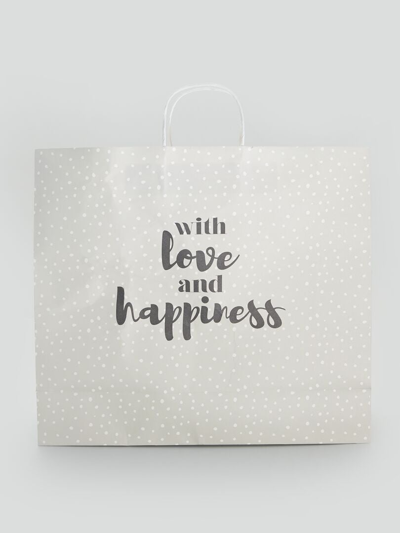Grote cadeautas - GRIJS