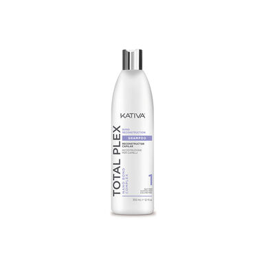 Kativa Total Plex Bond Reconstruction -shampoo, sulfaatiton hiusten uudelleenrakentava shampoo, 355 ml